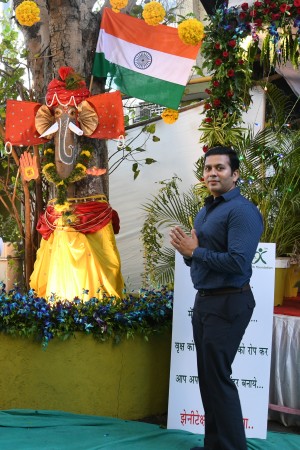 Entrepreneur and environmentalist Viral Desai, fondly called ‘Green Man’ established Tree Ganesha