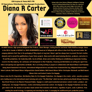 Meet Nominated FORBES Top Next 1000 : Diana Carter CEO of Arykas & Ybots PR in North Hollywood 