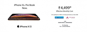 Pre-Book iPhone XS or XS Max and get assured benefits at Global Gadgets