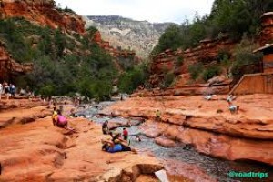 Slide Rock Park in oak Creek canyon