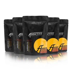 Addictive Single Serve packs display