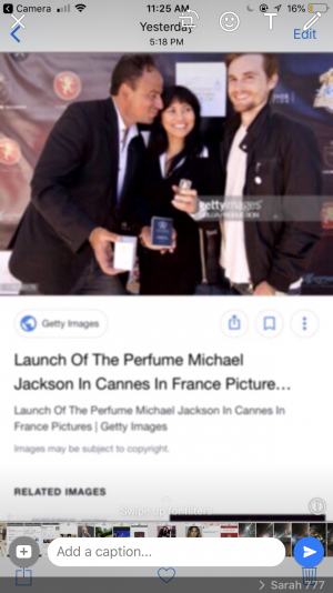 Beverly Hills company Julian rouas Paris Jackson team up for Mj legacy perfume intense 