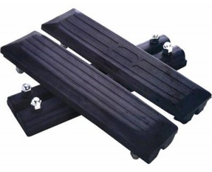 bolt on rubber track pad