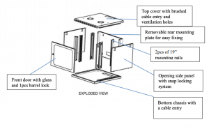 Wall Mounted Data Cabinet Upcom