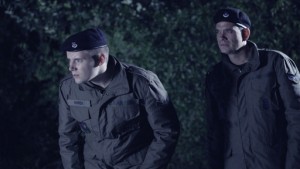 Air Force Security Police investigating UFO