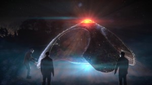 Airmen surrounding the ufo