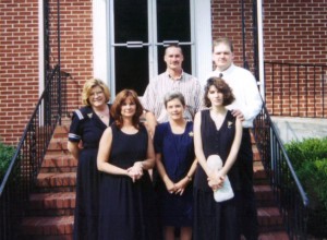 At the memorial service for Shane Torrence, in 1999
