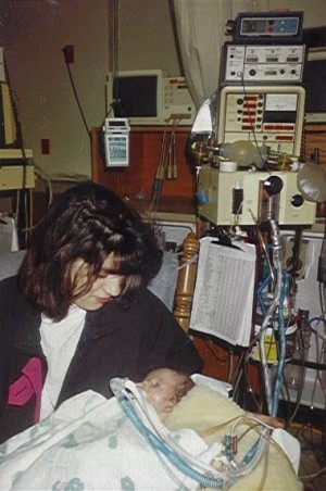 Dawn Ireland and her son, Shane Torrence, in 1993