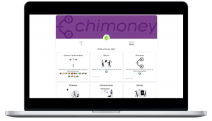 Chimoney redeem screen