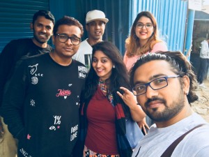 From left - Nikhil - Lohit - Neff - Ranjitha - Vaishnavi - Phalgunn