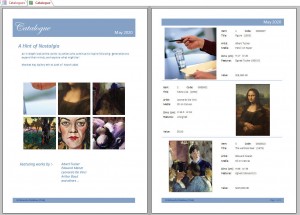 Print & Export finished catalogues