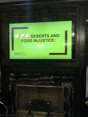 EDGE presentation on Food Deserts at Concord University 2019