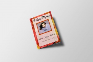 Sample Funeral Program Cover View