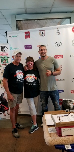 Official Spokesperson Emmy Award Winning TV Host of the weekly CBS series Lucky Dog, Brandon McMillan at Los Angeles kick-off earlier this year.