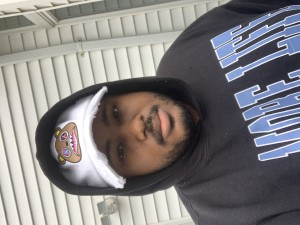 Earvin Eugene getting fresh air