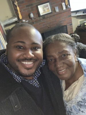 Earvin with family member