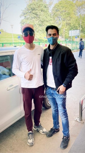 Priyanshu & Manas at CCS Airport, Lucknow