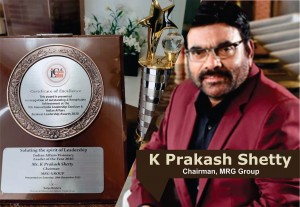 Mr. Prakash Shetty, Chairman of MRG Group