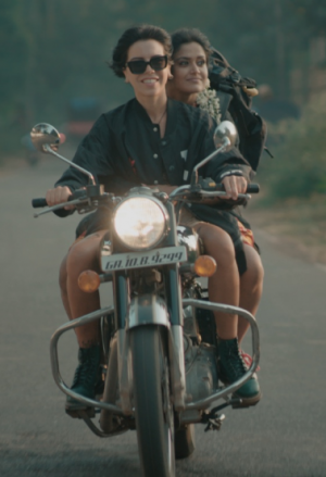 A still from the video