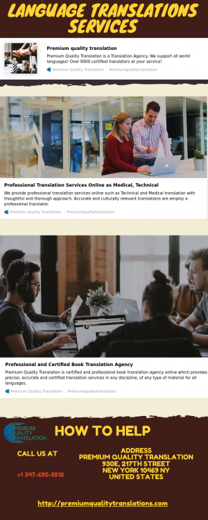 Quality Book Translations New York