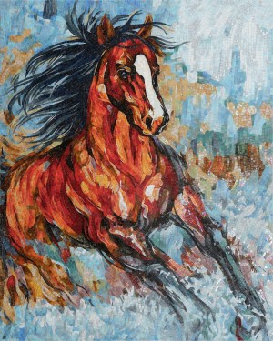 2 Handmade Mosaic Artworks by Mosaics Lab