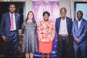 Ceaser Mwangi, ICEA Lion-CEO; Tamara Cook, FSDK-CEO, Jane Mwangi, AJW-CEO, Dr. Namunje Kipeto Energy