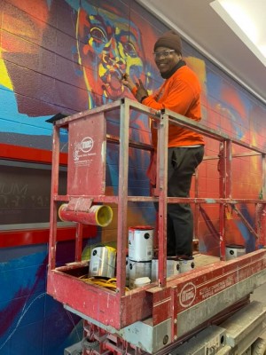 Theopolis Smith III Painting Mural