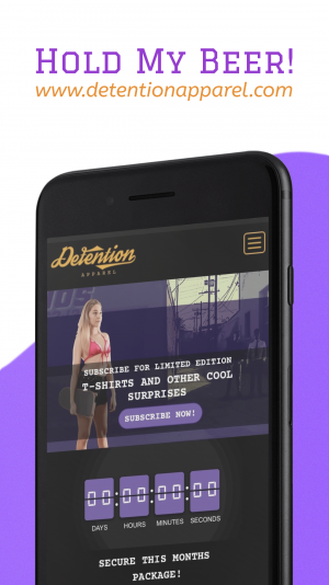 Screenshot of their website