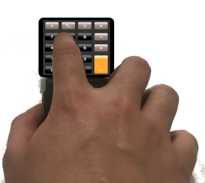 main sur souris numerique