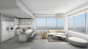 Panoramic windows for an incredible sense of space.