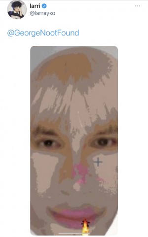 Larray posted this hilarious photo of Oli London