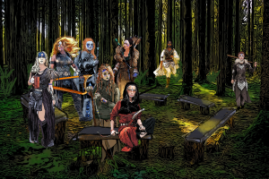 Ogma At Greenhouse Door