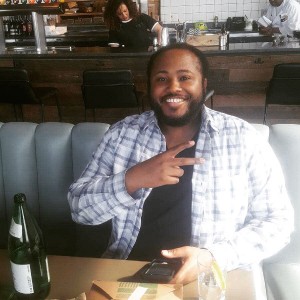 Earvin eating out at Buffalo