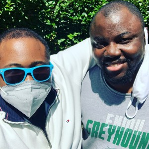 Earvin visiting a friend in NY