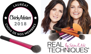 FRENCH Real Techniques® receives ChickAdvisor Reviewers’ Choice Award for #1 in Makeup Brushes in 2018