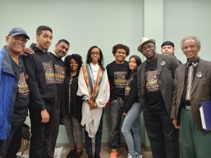 Saron Gresellassi in the Middle with BVB Supporter