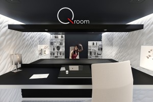 Hologram seen across desk