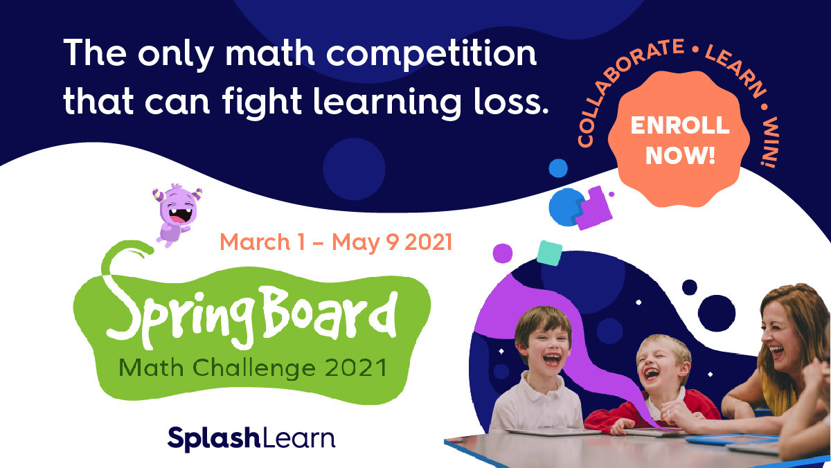 SplashLearn Announces ‘SpringBoard Math Challenge 2021’ IssueWire