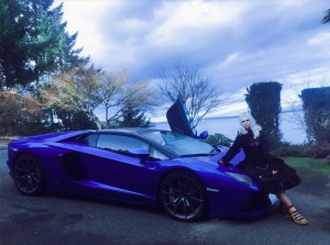 Rockin Rose Rock Star Owns An Lamborghini Aventador!