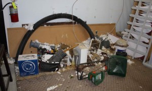 Extensive damage from Irma