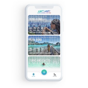 Personalized Vacation Countdown Cards