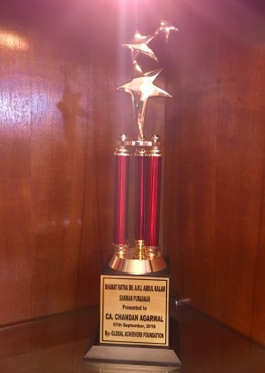 Chandan Agarwal Dr. A P J Abdul Kalam Award Kolkata