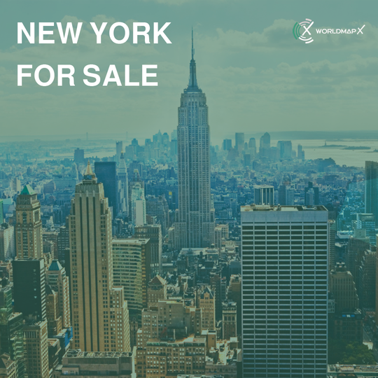 New York for sale on Worldmapx and Mintable New York for sale on Worldmapx and Mintable