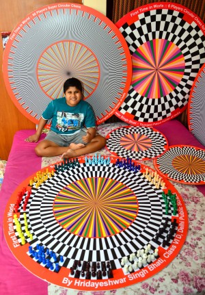 Hridayeshwar Singh Bhati with his Chess Variants Inventions that took India to Top in World