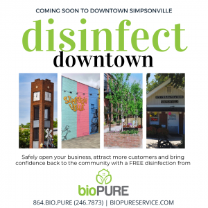 Disinfect Downtown Simpsonville