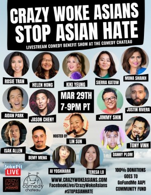 Crazy Woke Asians Benefit at The Comedy Chateau