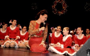 Cristina Fontanelli and dancers, Christmas in Italy show, Symphony Space, NYC