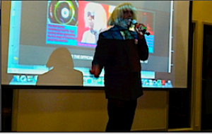 Marshall Barnes in lab.