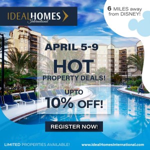 Ideal Homes International Presents A Virtual Event Starting Monday 5th April To Launch New Deals