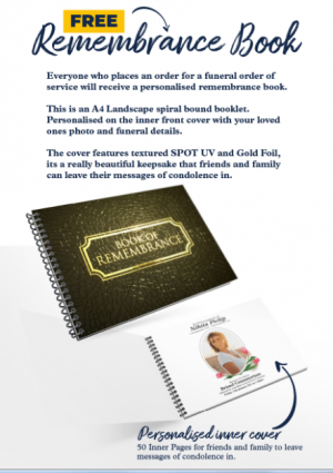 Funeral Order of Service Offers FREE Bespoke Design Service Removing the Need for Families to use Complex Online Tools